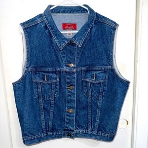 Vintage Tayssir Blue Denim Vest